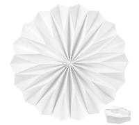 FOMIYES Modern Minimalist Origami Paper Lampshade Magnetic Decorative Light Cover Accessory for Pendant Lamp Home Use, Contemporary Folding Lantern Ceiling Shade