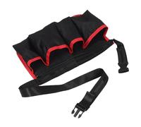 FOMIYES Multi-Compartment Tool Pouch Belt with Strap Extended Zipper Pocket Heavy-Duty Organizer for Gardeners Property Cleaners and Landscaping Professionals