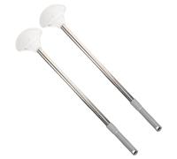 FOMIYES Multi-function Stainless Steel Sign Rod with Telescopic Handle for Sports Meetings, Elections, and Outdoor Ceremonies - Handheld Metal Welcome and Parade Placard Display Random