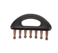 FOMIYES Multi-Functional Sandalwood Massage Comb with Wide Smooth Teeth for Scalp Head Neck Arm Leg Meridian Pressure Portable Wooden Anti-Static Hair Care Tool for Men Women