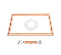 FOMIYES Multifunctional Beech Wood Embroidery Stand 20x35.6cm, Scroll Cross Stitch Frame with Adjustable Tabletop Holder for DIY Sewing and Crochet Craft