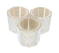 FOMIYES Nail Accessories Kit 3pc Crystal Rhinestone Cleaning Cups for Nail Artists Home Diy Projects