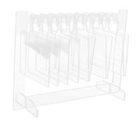 FOMIYES Nail Art Display Stand Acrylic False Nail Tips Display Board for Salon Home Use