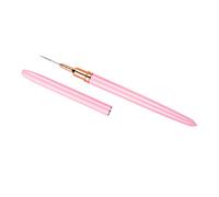 FOMIYES Nail Art Liner Brush for Fine Drawing with Fiber and Copper Material Pink Nail Dotting Tool and Beauty Parlors Helping Create