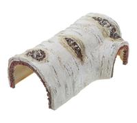 FOMIYES Natural and Fresh Resin Tortoise House Hide with Snake Hides Design, Providing a Safe Environment Habitat Cave for Reptile Animals and Small Pets like Hamsters, Pet Hiding House