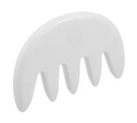FOMIYES Natural Jade Five-Tooth Scalp Massage Comb for Meridian and Gua Sha Therapy Wide Tooth Design for Head Relaxation and Scalp Health Stimulation Multipurpose Manual Massage Tool