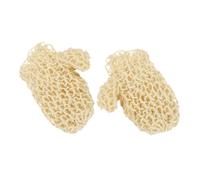 FOMIYES Natural Sisal Exfoliating Shower Mitts for Body Scrub Handwoven Bath Gloves for Dead Skin Removal Comfortable Fit Reusable Bathing Gloves for Men and Women Portable Skin Cleansing