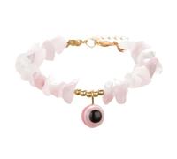 FOMIYES Natural stone bracelet for women with evil eye design, adjustable wrist chain, suitable for parties, weddings and holidays, wrist decoration made of high-quality materials
