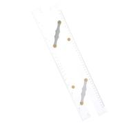 FOMIYES Navigation Parallel Ruler 450Mm Acrylic Measuring Tool for Nautical Chart Surveying and Coastal Piloting