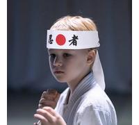 FOMIYES Ninja Print Headband Japanese Karate Bandana Cook Headband Japanese Sushi Chef Headwear for Men(White)