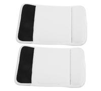 FOMIYES Non Slip Wheelchair Armrest Pads with Textured Grip Comfortable Padded Handle Covers for Secure Support Mobility Aid Accessories for Walkers and Wheelchairs White