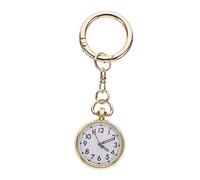 FOMIYES Nurse Fob Watch with Second Hand and Luminous Dial, Quartz Pocket Watch for Medical Staff, Hanging Chest Clip Design Suitable for Nurses and Healthcare Professionals