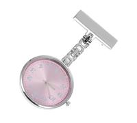 FOMIYES Nurse Hanging Pendant Watch with Large Clear Numbers Clip Fob for Doctors and Medical Staff Secure Pin Design for Hands Timekeeping in Healthcare Settings