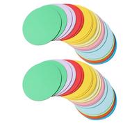 FOMIYES Origami Paper Circles Double-Sided 12Cm 500 Sheets Sturdy Folding Sheets for Boys and Arts and School Craft Projects