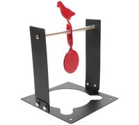 FOMIYES Outdoor Metal Bird Shape Auto Reset Target with Base Thickened Multi-purpose Training Tool for Shooting Practice and Hunting Training