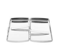 FOMIYES Outdoor Metal Cigarette Case Portable Travel Holder Cigarette Box for Men Women Retro Style