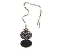 FOMIYES Oversized Retro Victorian Pocket Watch with Large Chain for Men Mechanical Flip Lid Fob Watch Featuring Readable Roman Numeral Dial Antique Railroad Style for Groomsmen Graduation