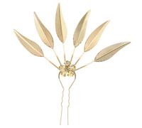 FOMIYES Peacock Leaf Hairpin Vintage Hair Stick Women's Hair Accessories Styling Bun Clip for Women