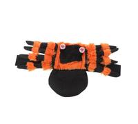 FOMIYES Pet Spider Costume for Cats and Dogs Harness Halloween Funny Outfit for Spider Cosplay Party