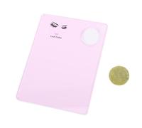 FOMIYES Pink Eyelash Grafting Plate Durable Eyelash Beautify Gasket with Smooth Surface for Easy Cleaning and Storage Salon and Home Use