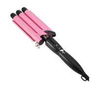 FOMIYES Pink Hair Curler with Thermal Control Fast Heating Ceramic Roll Curling Iron for Salon and Household Use Slip Handle Abs Polymer Shell UK Plug Compatible