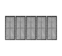 FOMIYES Plant Nursery Pot 5Pcs Plastic Seedling Trays with Drainage for Home Gardening and Seed Starting