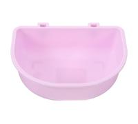 FOMIYES Plastic Hanging Pet Bowl Plastic Dog Bowl Not Easy to Break Or Deform Can Be Fixed to The Cage Home Use for Cats