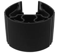 FOMIYES Plastic Post Protector for Warehouse and Logistics Universal Compatibility and Easy Installation, Black Column Wrap Design Guard for Industrial Forklift Area and Shelf Protection