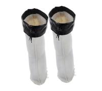 FOMIYES Plush Rain Boot Liner for Men Warm Insulated Cotton Padding Removable Height for Outdoor Hiking and Fishing in Cold Weather Multi