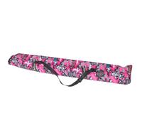 FOMIYES Portable 1.2m Pink Fishing Rod Bag Soft Rod Storage Case Folding Fishing Gear Organizer Pouch for Outdoor Tackle and Protection