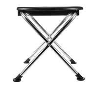 FOMIYES Portable Foldable Toilet Chair with Raised Padded Seat, Stainless Steel Mobile Commode for Elderly, Pregnant Women, Travel and Outdoor Use, Black with Matching Inner Ring