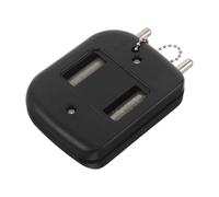 FOMIYES Portable Ice Hockey Skate Sharpener with Keychain, Lightweight Figure Skating Blade Sharpening Stone for Edge Maintenance and Deburring, Compact Tool for On-the-go Use