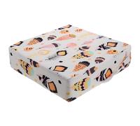 FOMIYES Portable Kids Baby Seat Cushion with Comfortable Detachable Polyester Cover, Colourful Pattern Design Booster Cushion to Raise Chair Height for Toddlers at Birthday or Christmas