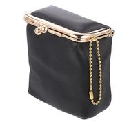 FOMIYES Portable Lipstick Storage Case with Buckle Closure Elegant Textured Mini Makeup Organizer for Women and Cosmetic Holder for Daily Carry and Travel