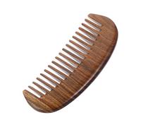 FOMIYES Portable Retro Verawood Hair Comb Scalp Massage Tool Carved Detangling Comb for All Hair Types Static No Frizz Durable Natural Wood with Smooth Surface for Comfortable Use