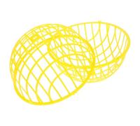 FOMIYES Portable Rolling Chicken Coop Ball Cage for Rabbits and Chickens, Outdoor round Plastic Hutch with Stable Structure and Easy Mobility for Backyard Farming