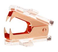 FOMIYES Portable Rose Gold Staple Puller Mini Staple Removal Tool Labor Saving Office Supply Nail Extractor for Home, School, and Office Use