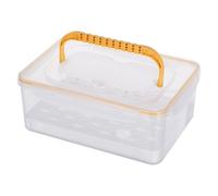 FOMIYES Portable Shot Glass Organizer with Wooden Case and Adjustable Dividers for Glassware Storage for Bar Events and Family Gatherings