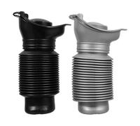 FOMIYES Portable Urinal Bottle 750ml 2pcs Set, Spill-Proof Male and Female Pee Cup for Camping Outdoor Travel Car Use, Collapsible Emergency Bedpan for Elderly and Adults