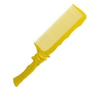 FOMIYES Professional Men's Hair Comb Large Yellow Dragon Design Salon Hairdressing Styling Tool with Fine and Wide Teeth for Wet and Dry Hair Care Suitable for Home and Salon Use