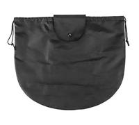 FOMIYES Protective Helmet Bag for Motorcycle and Snowmobile, Portable Drawstring Storage Pouch Made of Sturdy Polyester, Easy to Close and Hang, Lightweight Black Helmet Holder for Travel