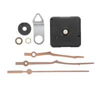 FOMIYES Quartz Clock Movement Mechanism Silent Sweep DIY Clock Repair Kit Black Walnut Wood Hands Replacement Parts