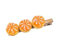 FOMIYES Realistic Orange Fruit Hair Clip for Women Small Secure Hairpin Accessory Playful Cartoon Design Non-slip Hold Cute Vibrant Hair Decoration for Everyday Styles