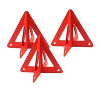 FOMIYES Reflective Triangle Warning Sign Effective Warning for Nighttime Driving and Road Safety 3pcs Triangular Pvc Roadside Safety Reflector for Car Emergency Situations