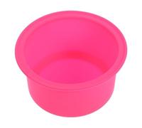 FOMIYES Reliable Silicone Wax Melting Container Pot Non-stick Heat-resistant Wax Heater Accessory for DIY Hair Removal at Home and Salon Use Pink