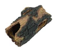 FOMIYES Resin Hollow Tree Trunk Aquarium Log Hideout for Lizards and Axolotls, Cozy Shelter with Visually Appealing Underwater Environment, for Aquarium and Terrarium Landscaping