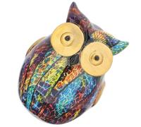 FOMIYES Resin Owl Figurine Table Decor with Stable Bottom and Space-saving Design for Room Decoration, Creative and Delicate Owl Statue for Home and Office Accessories Random Color