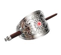 FOMIYES Retro Hairpin Hair Bun Cuff Metal Bun Clip Ponytail Holder Hair Accessory