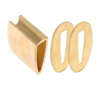 FOMIYES Retro Japanese Sword Guard Replacement Brass Decorative Blade Guard for Japanese Swords Precise Fit Size 3.00x2.70x1.00cm