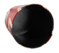 FOMIYES Retro Leather Waste Paper Basket Bin Large Size Home Kitchen Living Room Bedroom Union Flag Design